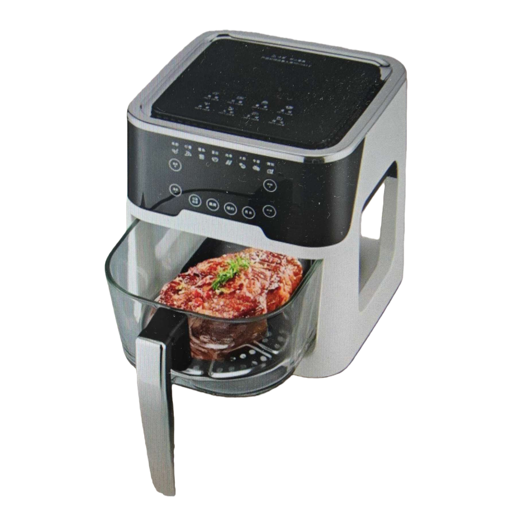 Air fryer with stainless steel inner liner, 3L large capacity, for home use in the kitchen, oil-free and healthy cooking Item Picture