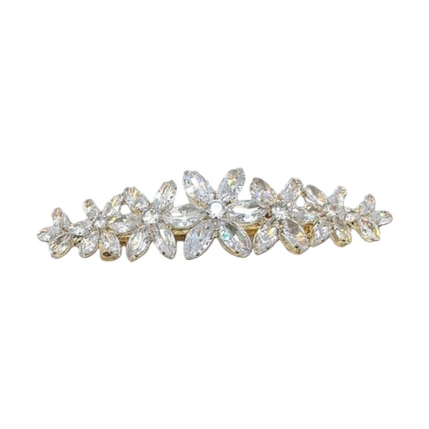 Diamond flower-shaped ring, fashionable, simple and versatile for women, pure silver plated with white gold ring Item Picture
