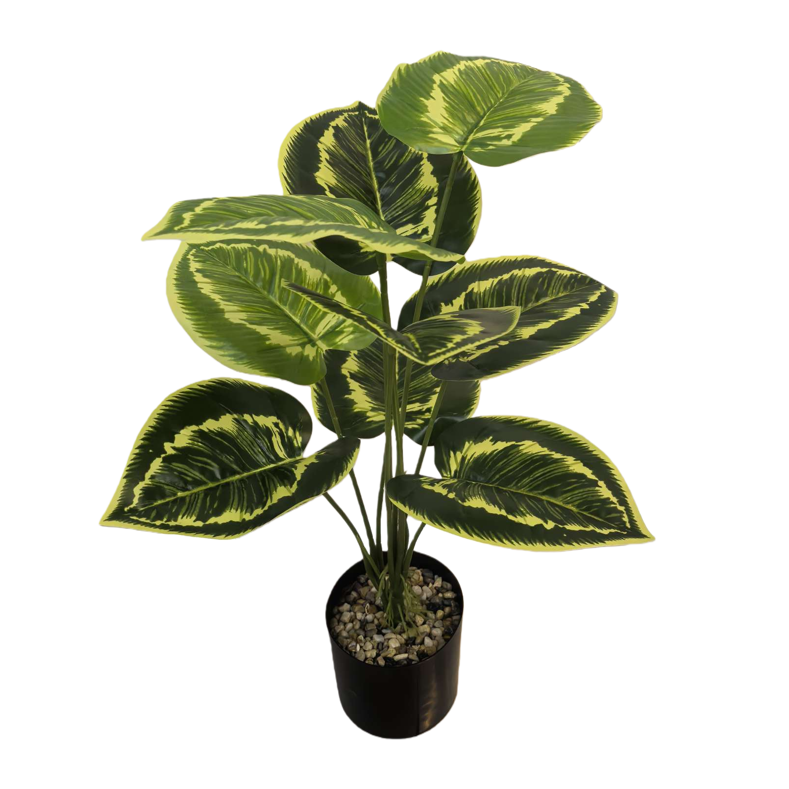 Green leaf plant potted plants, artificial green plant ornaments, for living room, bedroom and desktop decoration Item Picture