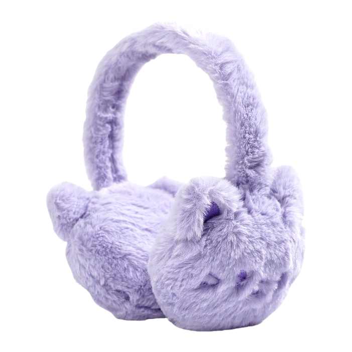 Pink plush cat ear cups are warm and cute, with a girlish style for winter ear warming and ear protection caps Item Picture