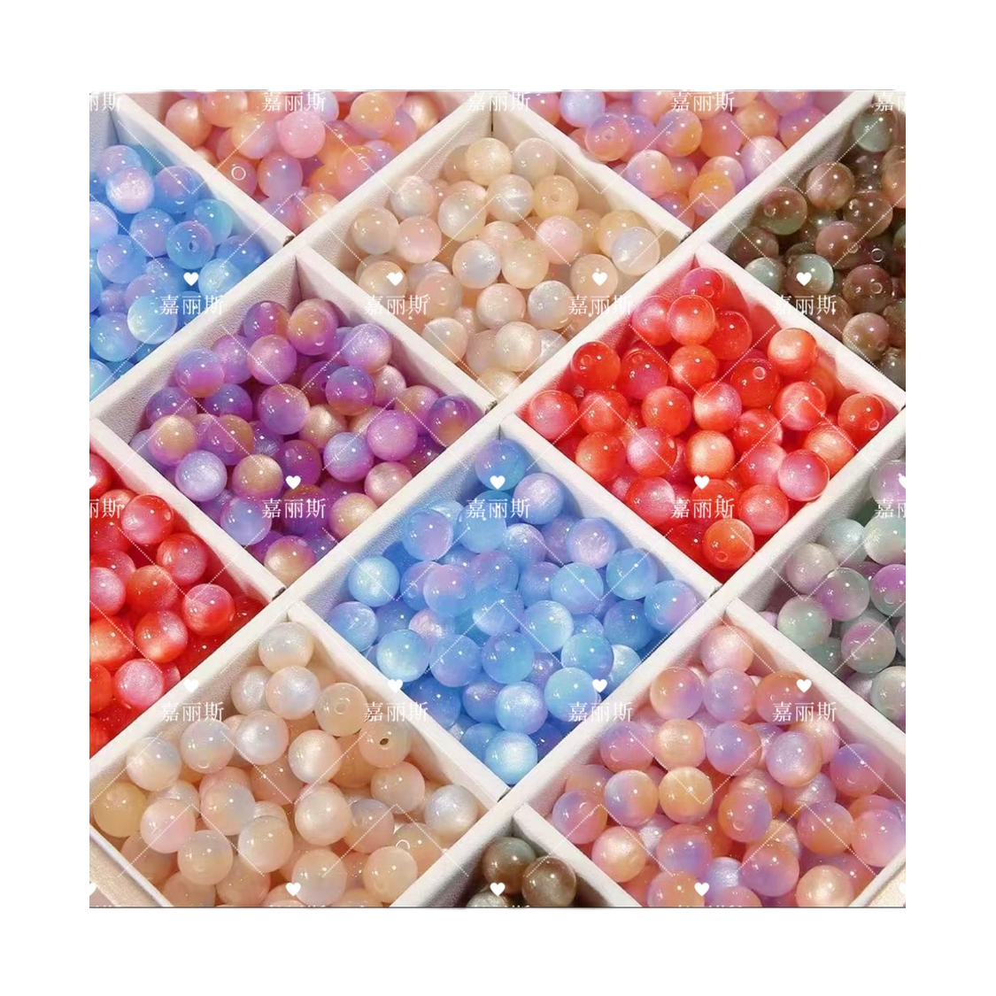 Colorful beads are available for DIY decorative beads in a variety of colors Item Picture