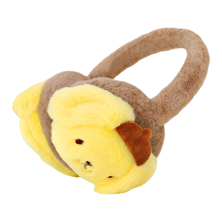The plush toy ear cups are warm and cute. The plush ear covers can keep you warm in winter Item Picture