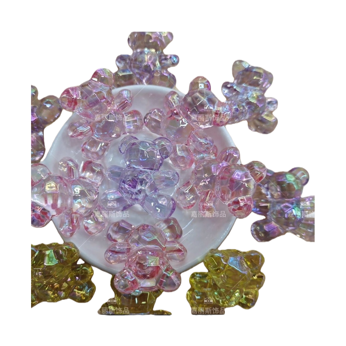 مصنوعة من الخرز ذات الالوان الشفاف Item Picture