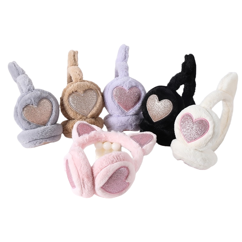Thickened plush ear cups for warmth, winter cold-proof ear protectors Item Picture
