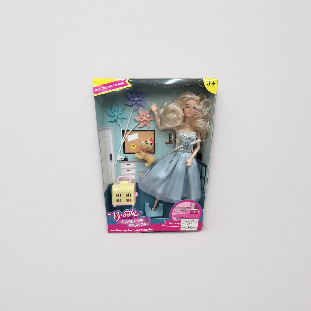 Barbie doll is an officially authorized birthday gift for girls. It can be changed to a 15cm size details Picture