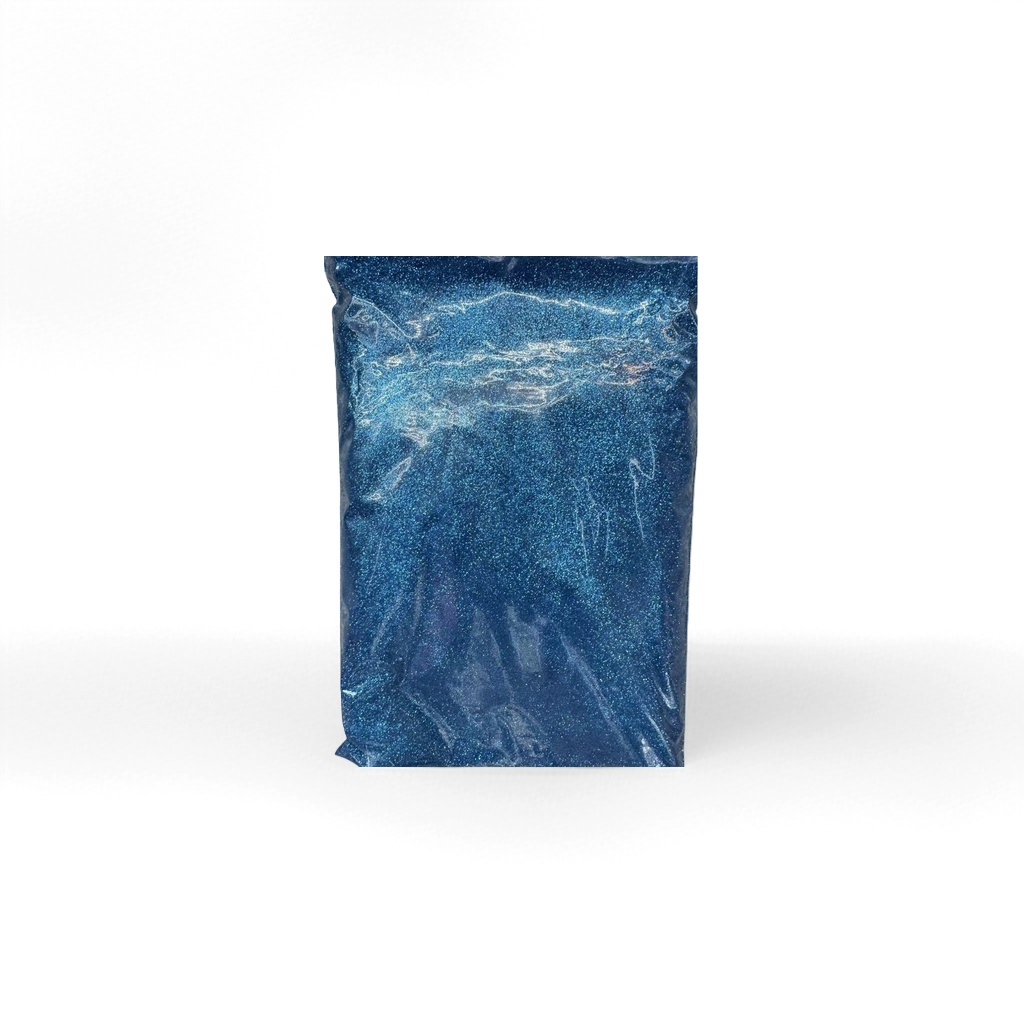 Blue glittering particle plastic bag, moisture-proof, sealed, thickened and environmentally friendly packaging bag Specification image