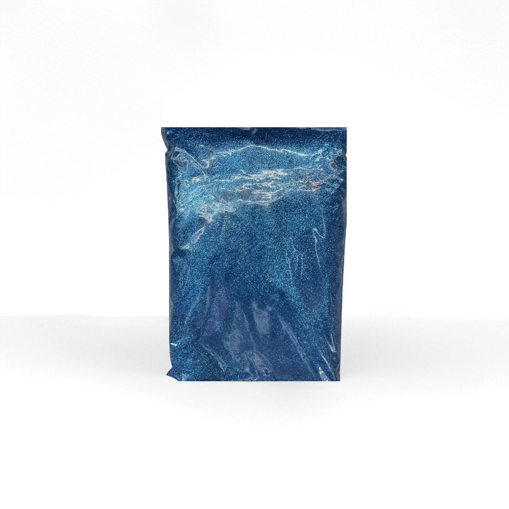 Blue glittering particle plastic bag, moisture-proof, sealed, thickened and environmentally friendly packaging bag