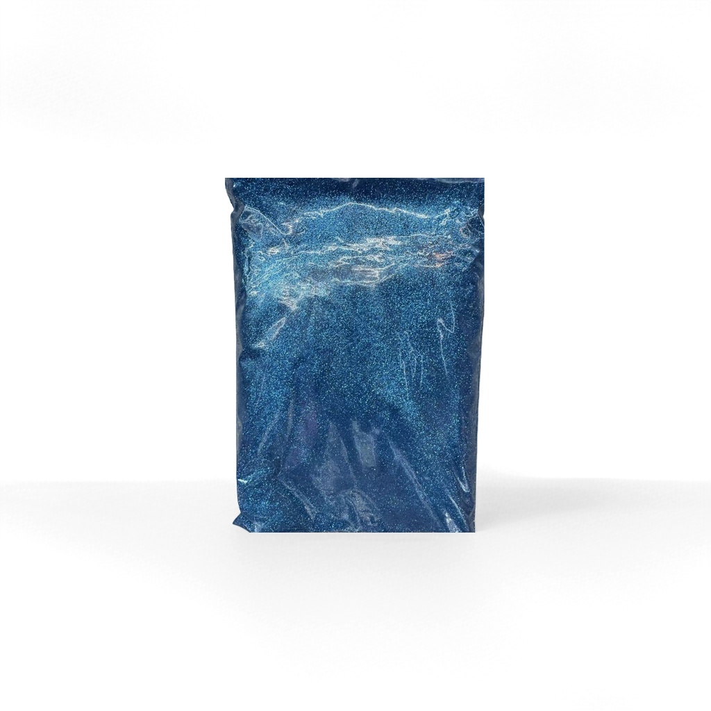 Blue glittering particle plastic bag moisture-proof sealed thickened packaging bag details Picture
