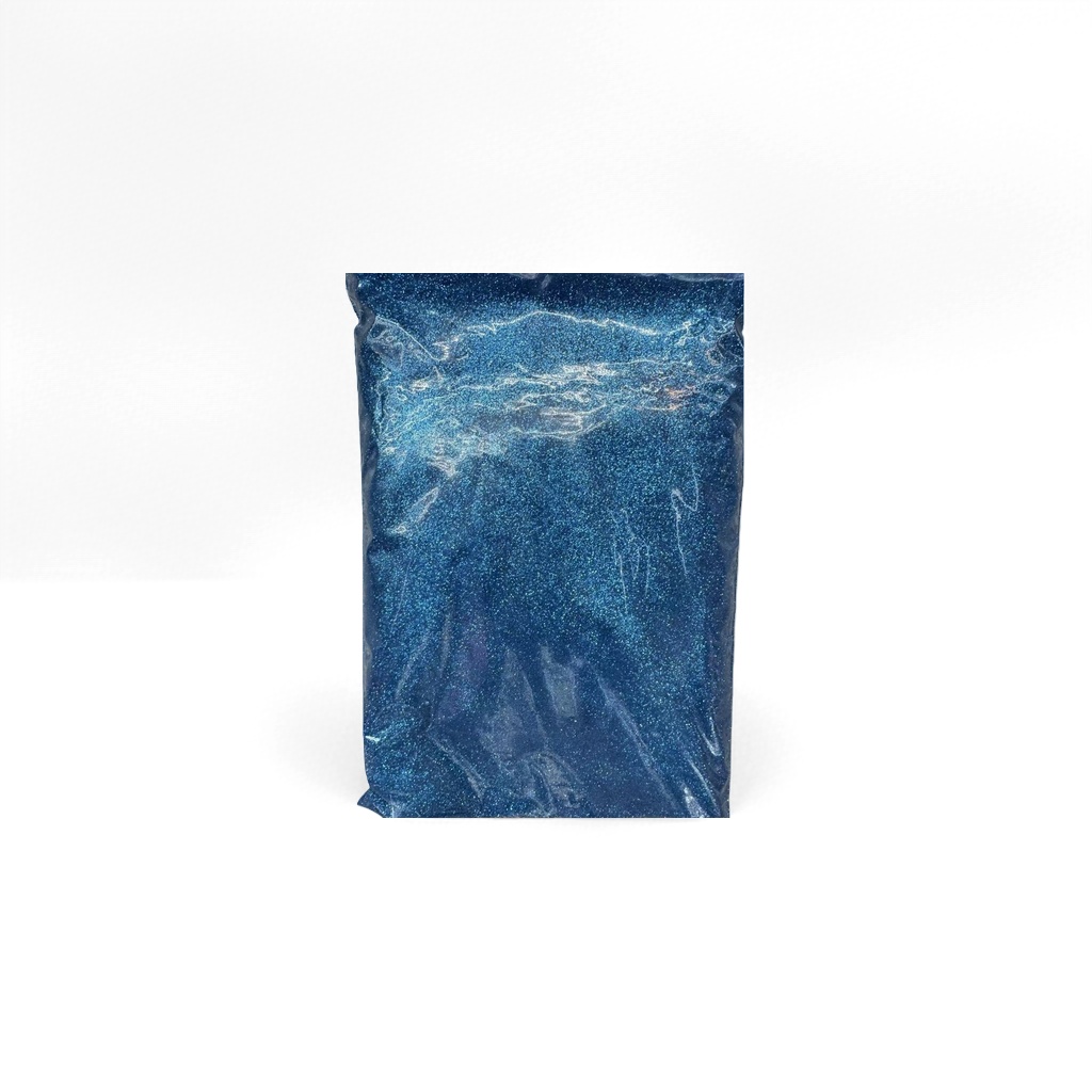 Blue glittering particle plastic bag moisture-proof sealed thickened packaging bag Specification image