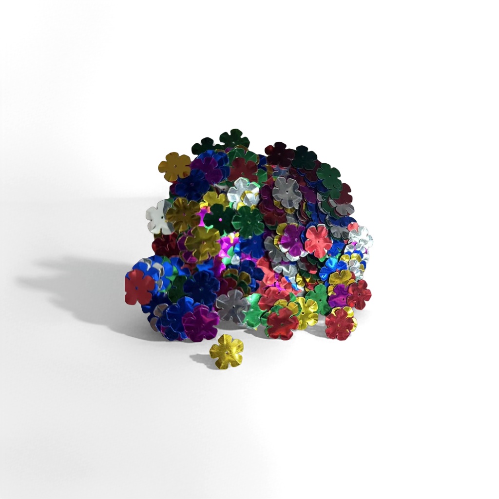 Colorful metal flower decorations, exquisite hollowed-out wall hangings, and retro ornaments for the living room and bedroom Specification image