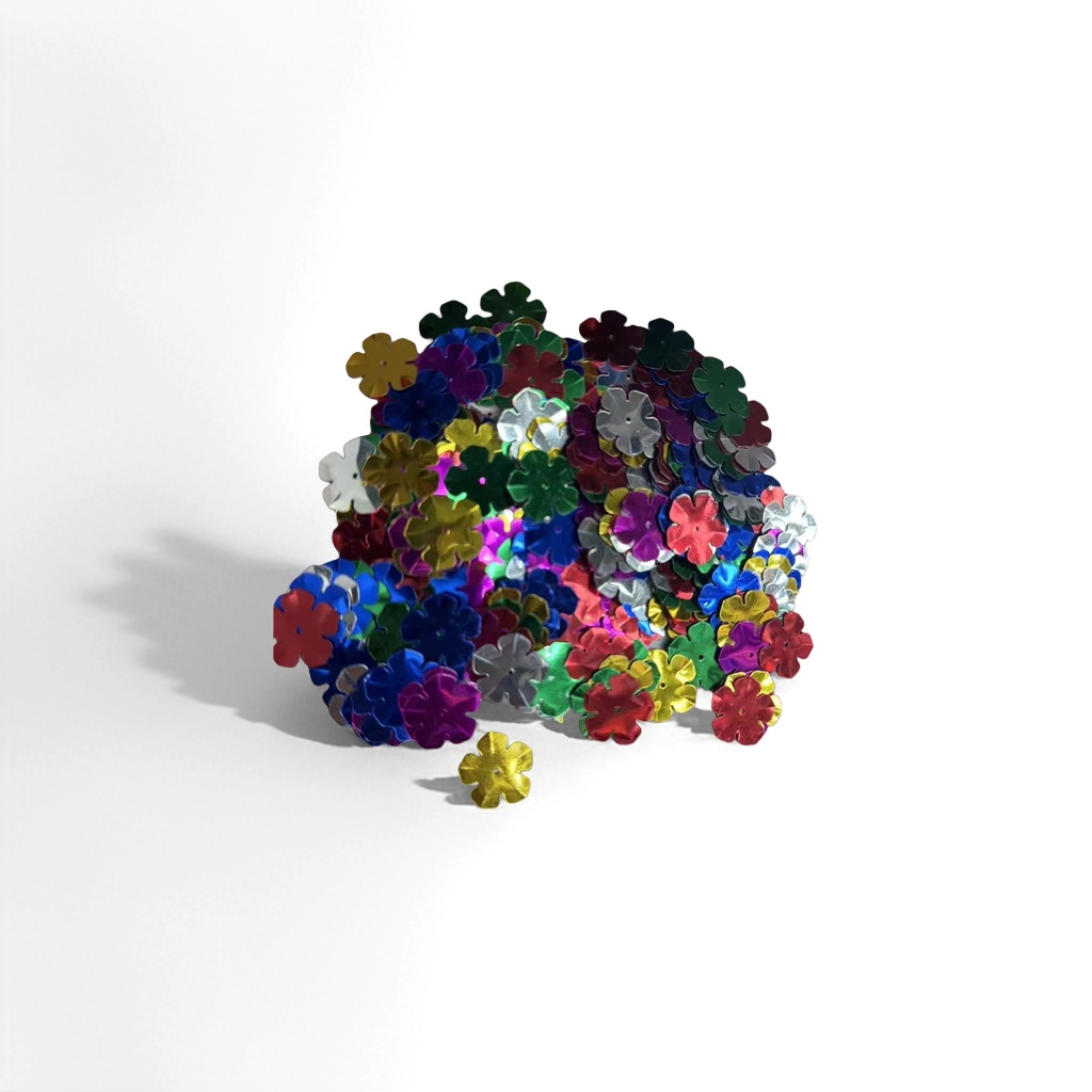 Colorful metal flower decorations, flower-shaped metal sheet wall and desktop ornaments Application Scenario