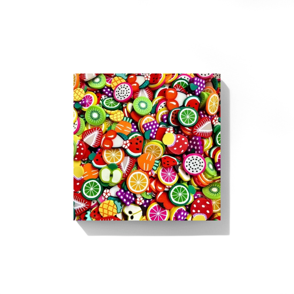 Colorful fruit-shaped decorative items for home furnishings, creative fruit platters and storage boxes details Picture
