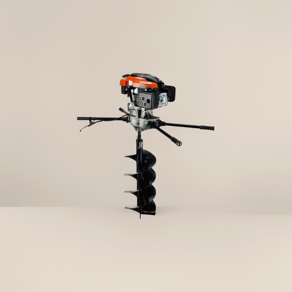 Handheld electric garden tool pit digger, labor-saving and highly efficient for loosening soil and drilling details Picture