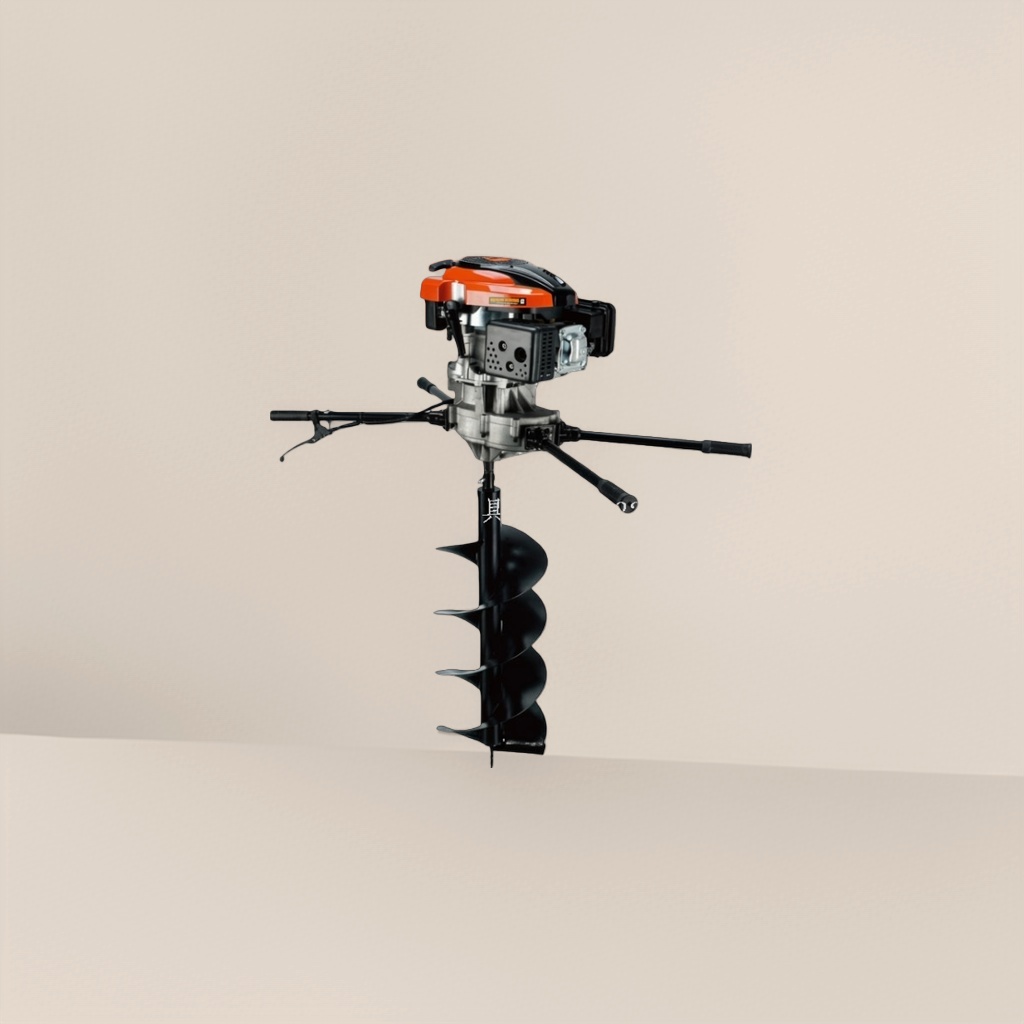 Handheld electric garden tool pit digger, labor-saving and highly efficient for loosening soil and drilling Specification image