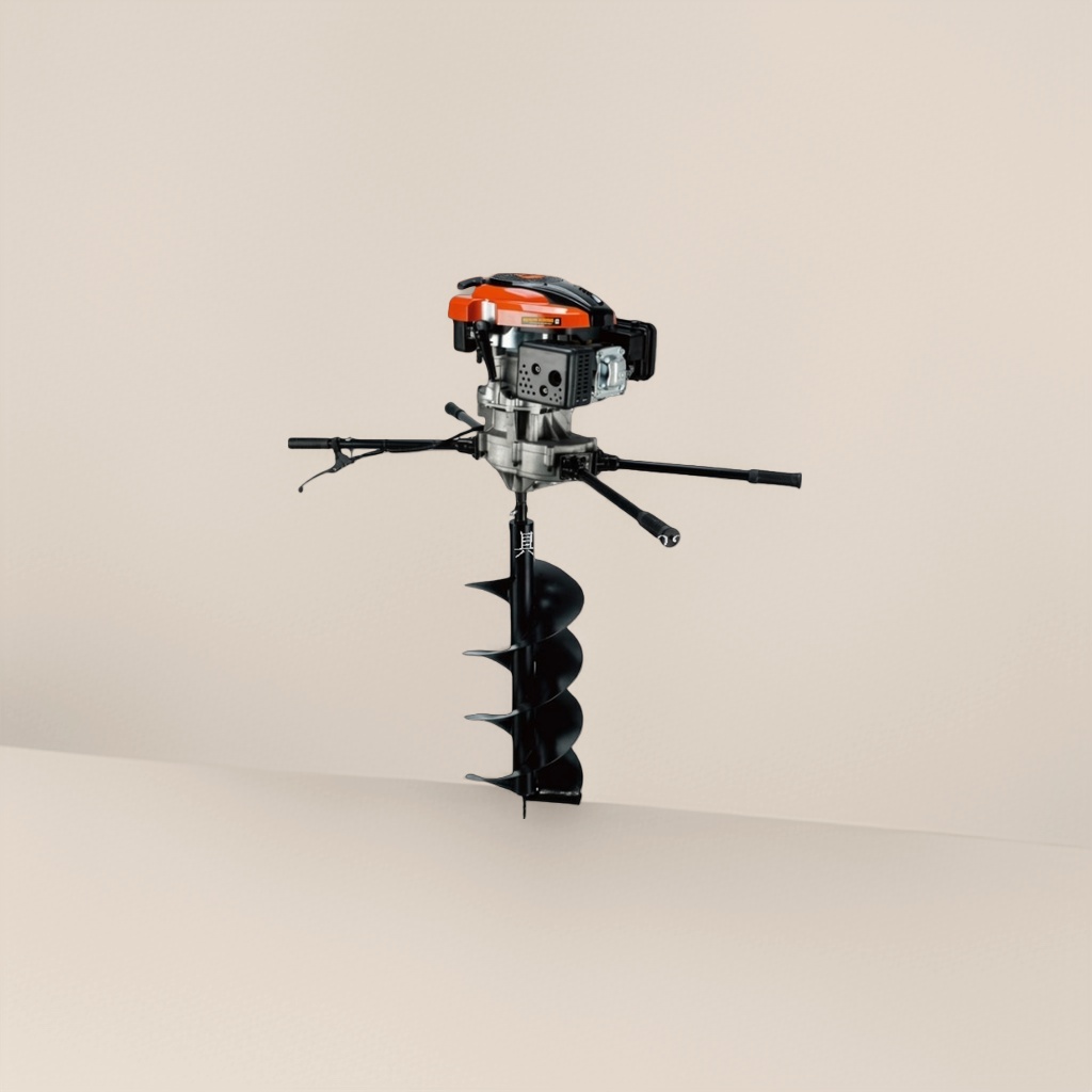 Handheld electric garden tool pit digger, labor-saving and highly efficient for loosening soil and drilling