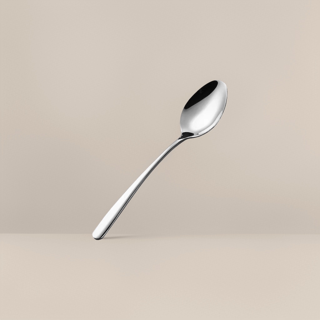 304 stainless steel large Western dining spoon, durable and rust-proof for food contact in catering grade details Picture
