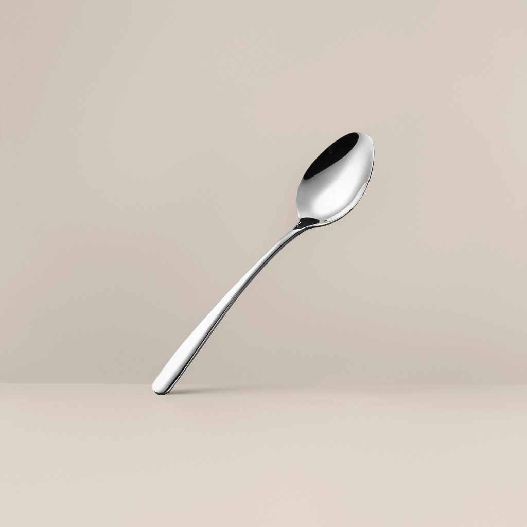 304 stainless steel large Western dining spoon, durable and rust-proof for food contact in catering grade Specification image