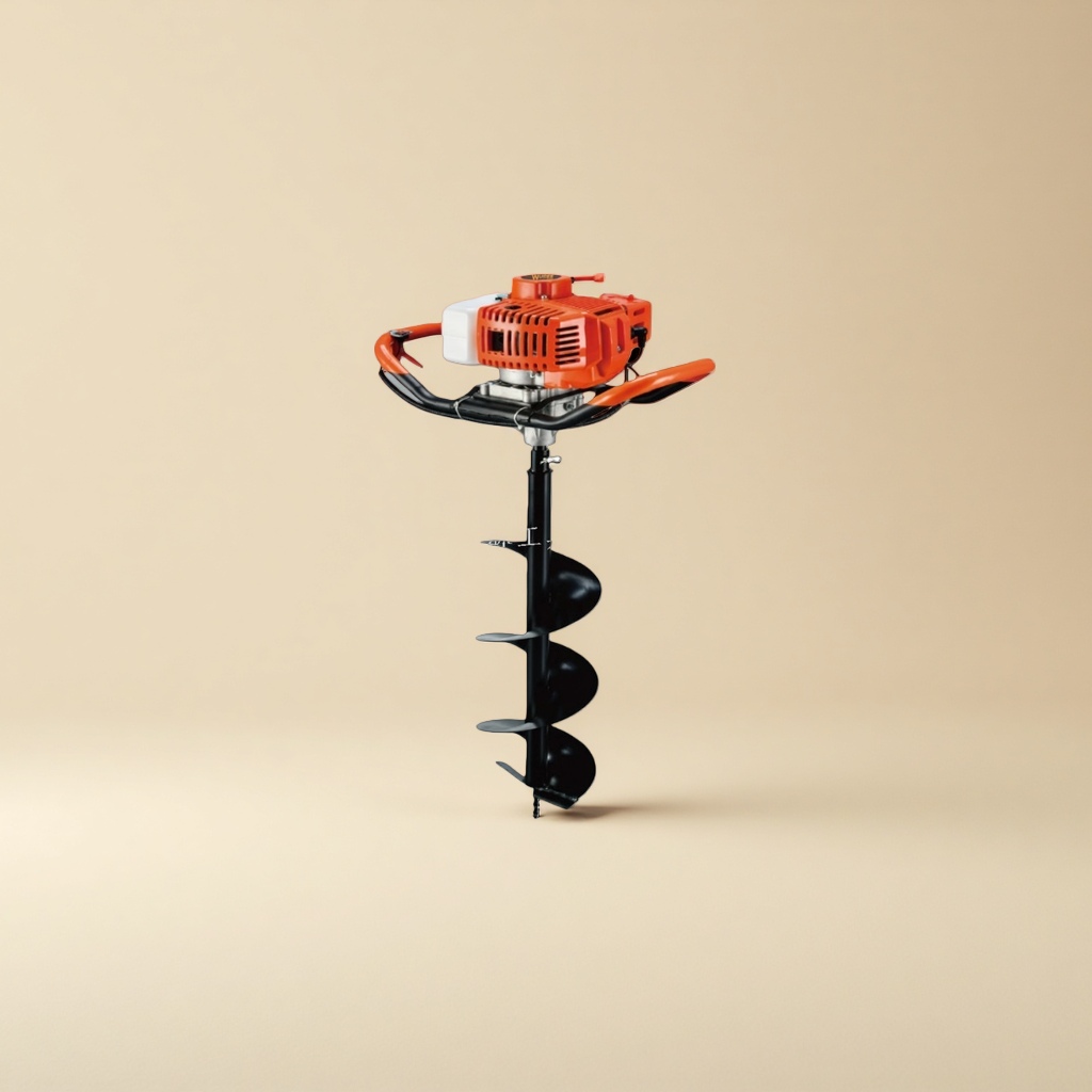 A 300W high-power handheld fruit tree seedling planting pit digging machine for gardens Application Scenario