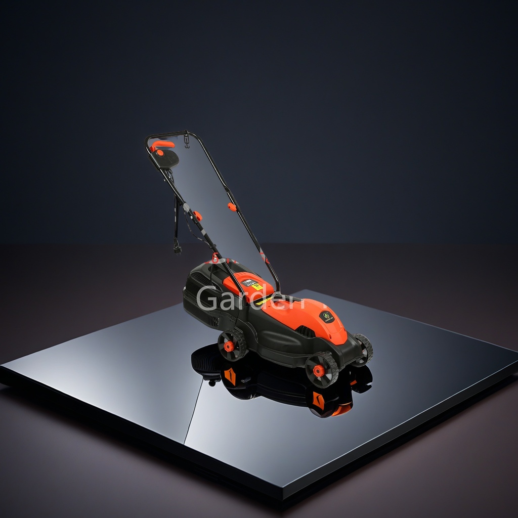 Electric lawn mower, household lawn trimmer, lithium battery-powered portable, quiet, efficient and long-lasting