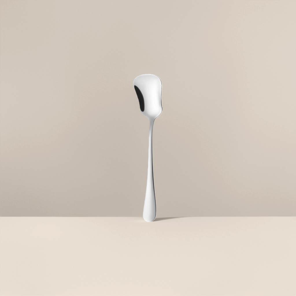 Stainless steel metal spoons, thickened household spoons, single piece Application Scenario