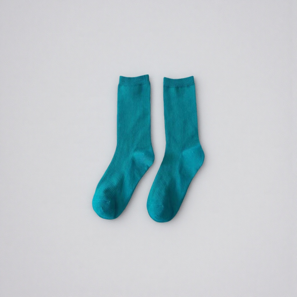 The light green pure cotton short socks are breathable, sweat-absorbent, comfortable and versatile Specification image