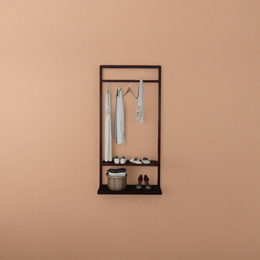The wooden hanger is a natural solid wood anti-slip shoulder wide hanging hanger with strong load-bearing capacity and is not easy to deform Application Scenario