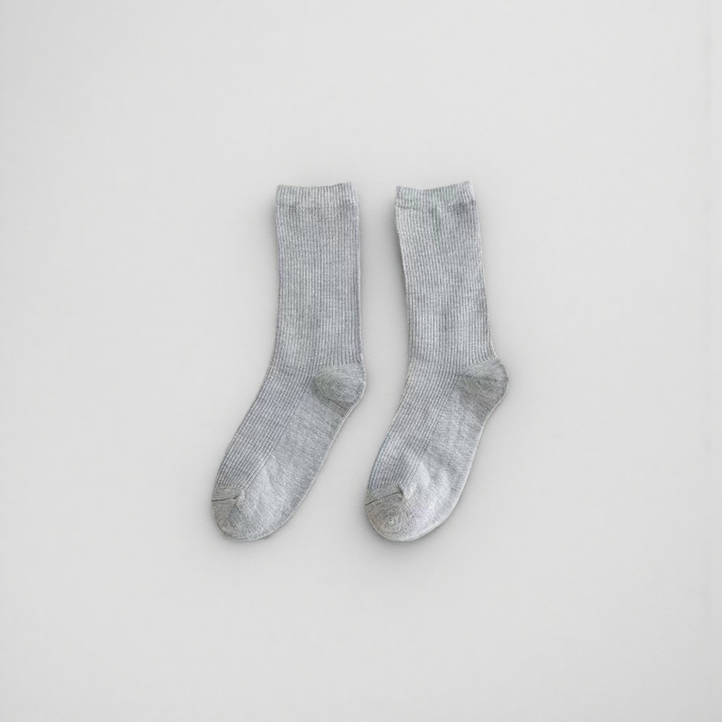 The grey combed cotton ankle socks are moisture-wicking and sweat-wicking for daily commuting, skin-friendly and not stuffy to the feet Specification image