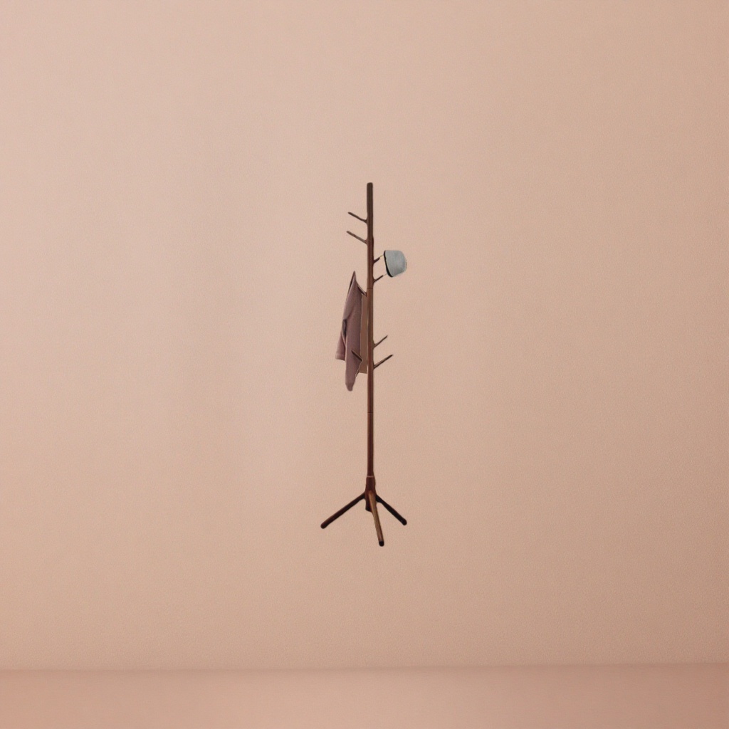 The multi-functional floor-standing coat and hat rack saves space. It is a household hanging coat and hat storage rack for the bedroom entrance Application Scenario