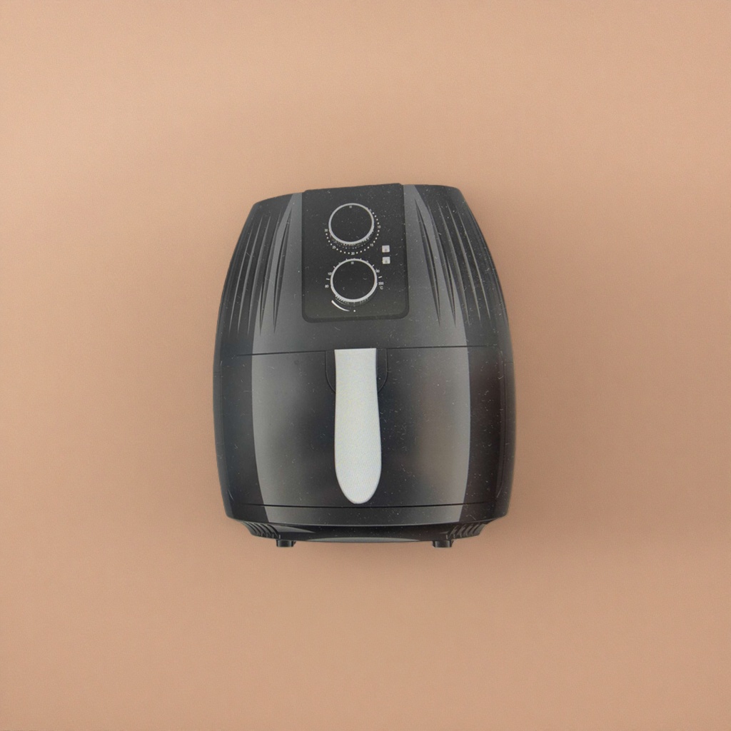 The black air fryer is a household smart temperature-controlled large-capacity kitchen appliance Application Scenario