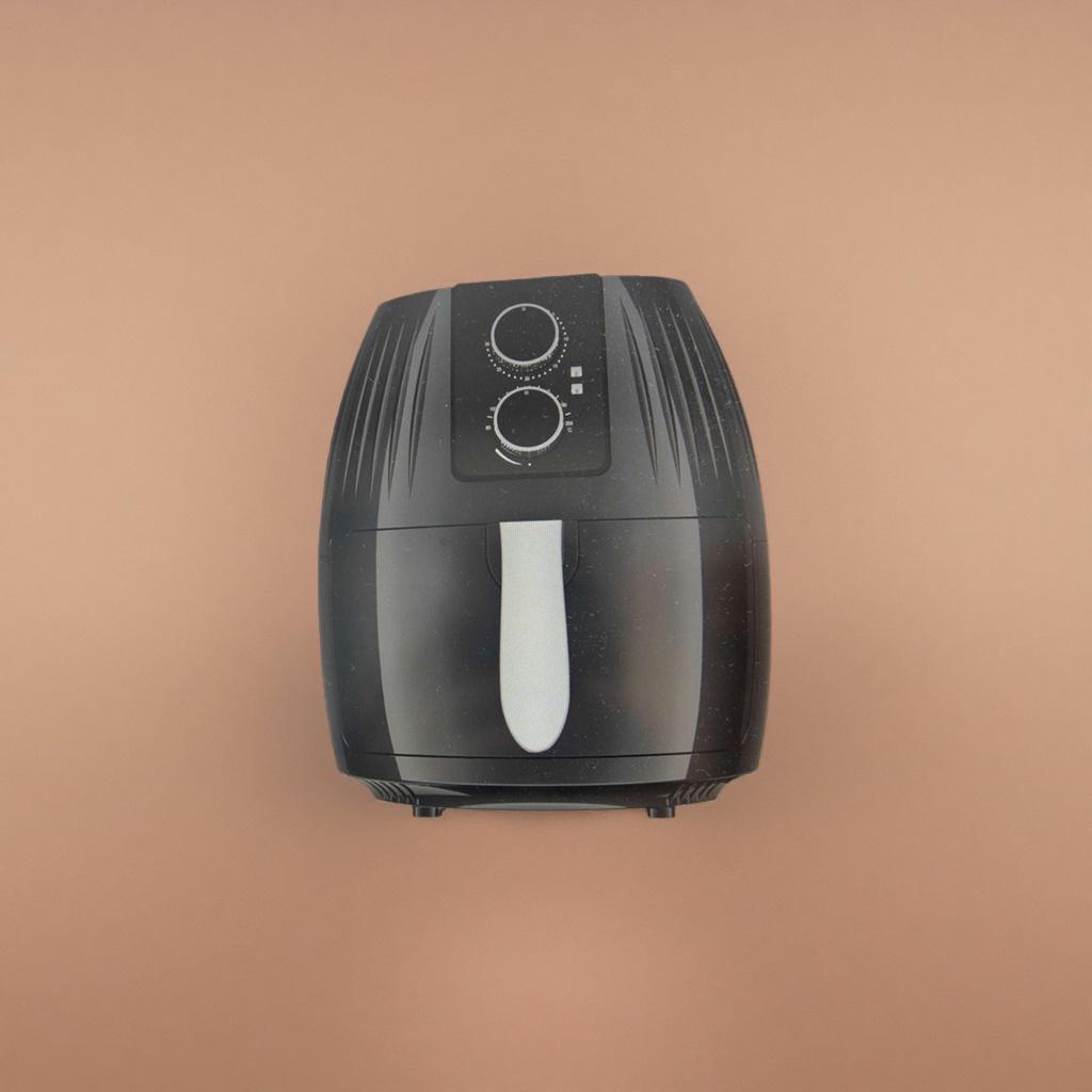 The black air fryer is a household smart temperature-controlled large-capacity kitchen appliance details Picture