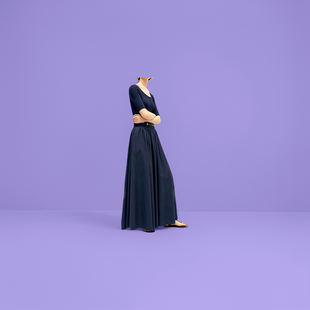 Dark blue slimming and form-fitting dress, the same as the new summer model for women Application Scenario