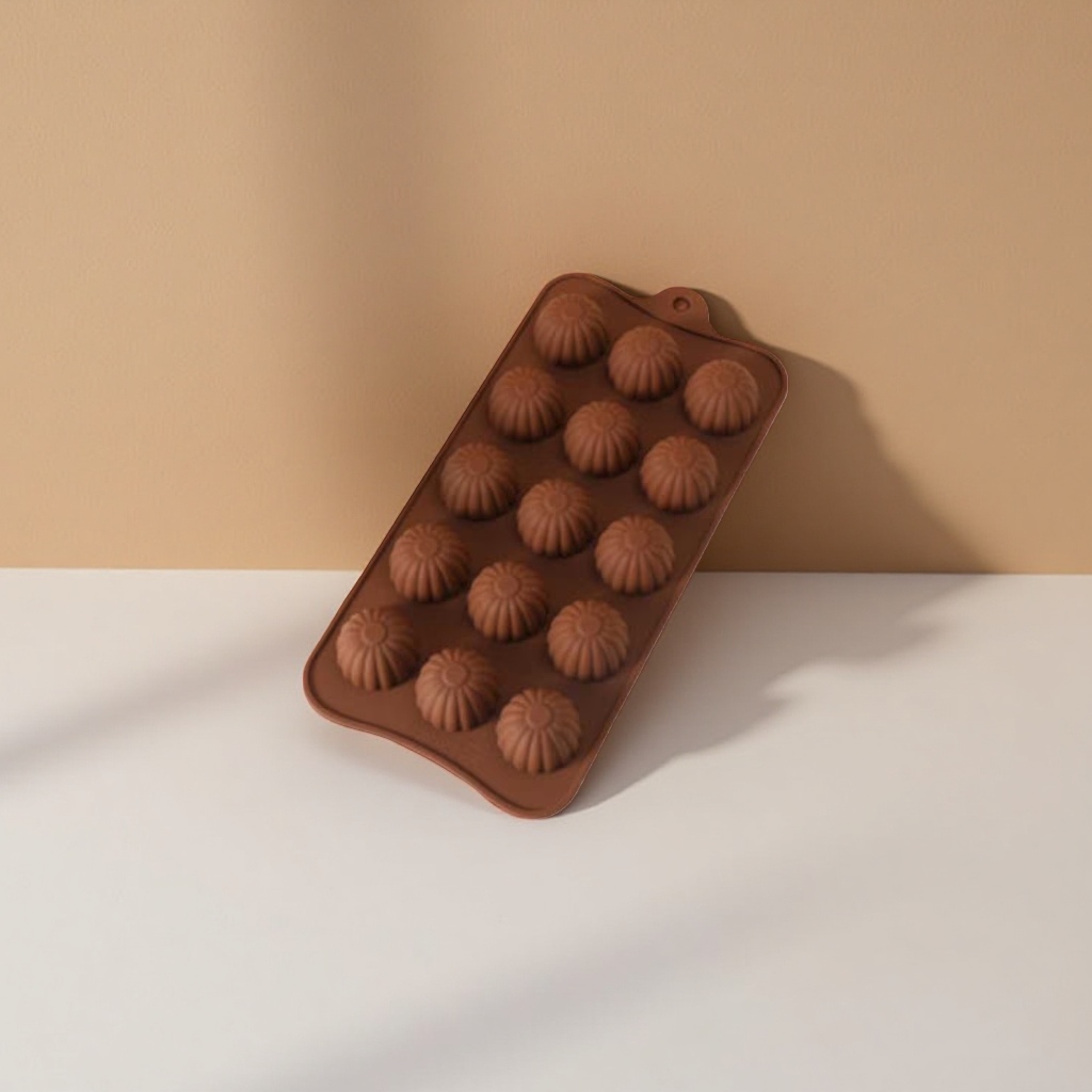 The brown high-temperature resistant food-grade silicone baking mold is flexible and easy to demold Specification image