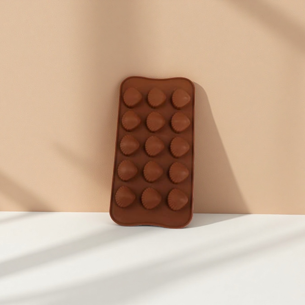 Food-grade silicone chocolate molds for baking desserts, DIY home use, high-temperature resistant and easy to demold