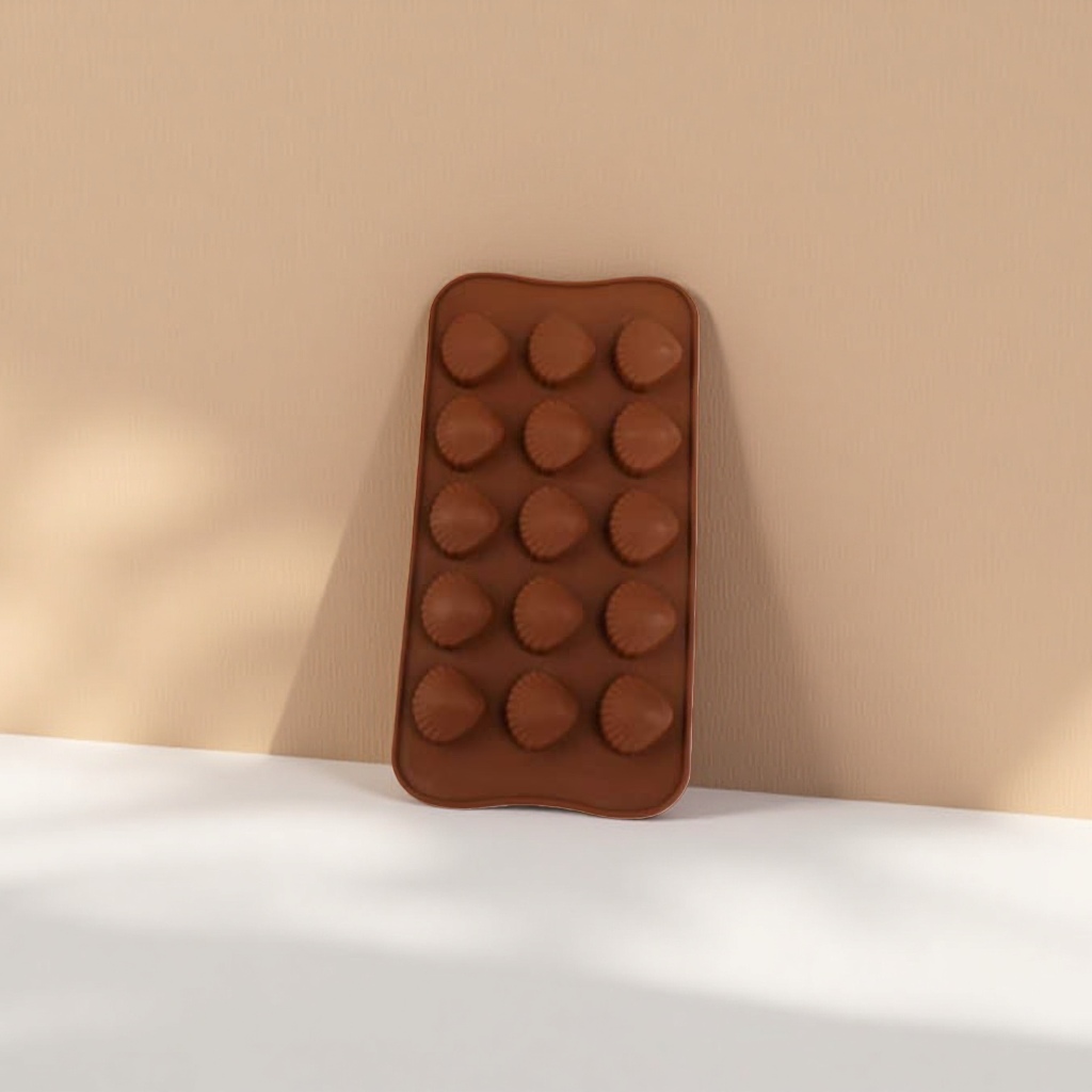 Food-grade silicone chocolate molds for baking desserts, DIY home use, high-temperature resistant and easy to demold Specification image