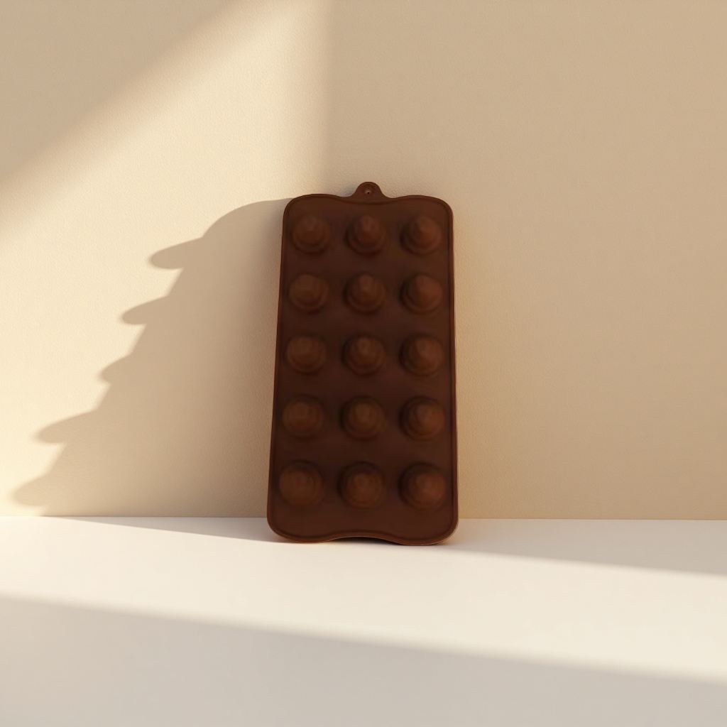 Brown food-grade silicone mold baking cake demolding wonder, heat-resistant and capable of steaming Specification image
