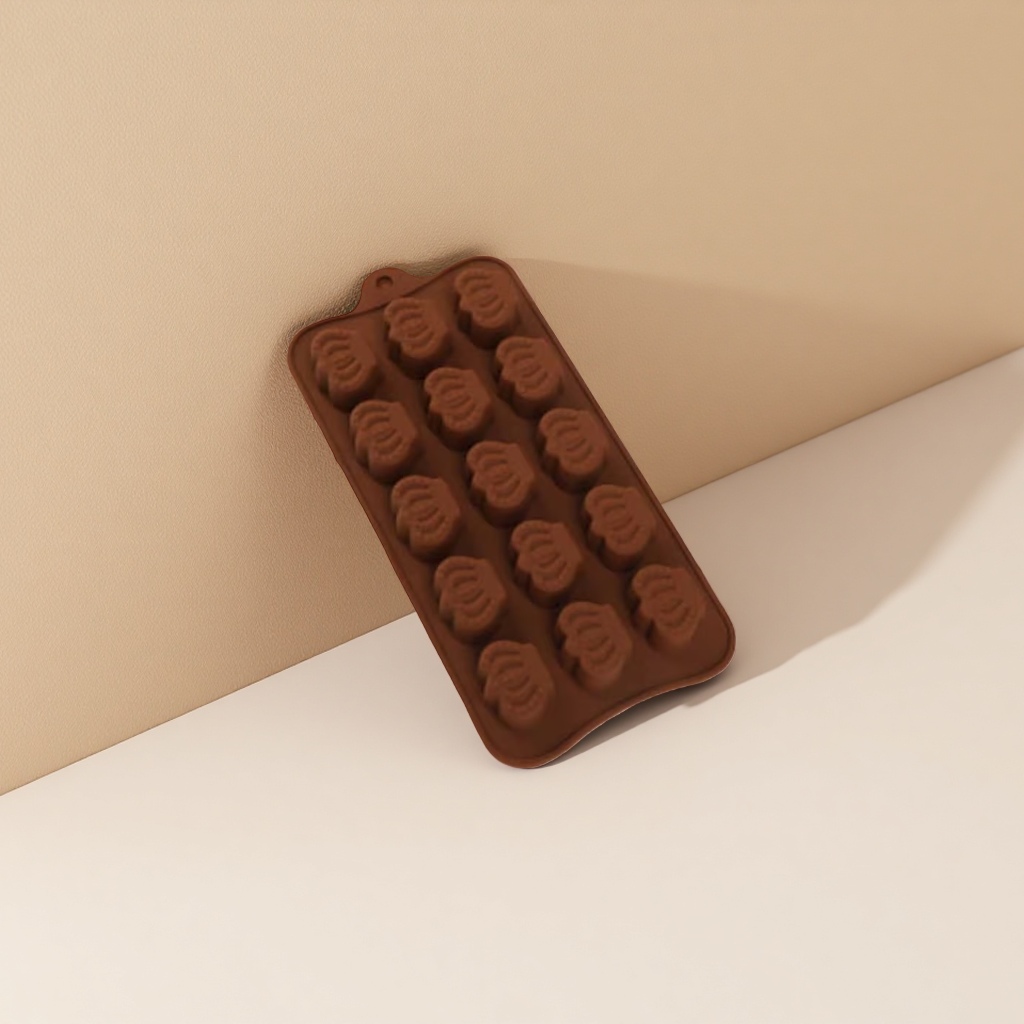 Food-grade silicone chocolate molds for baking, foldable and easy to demold, for home DIY Specification image