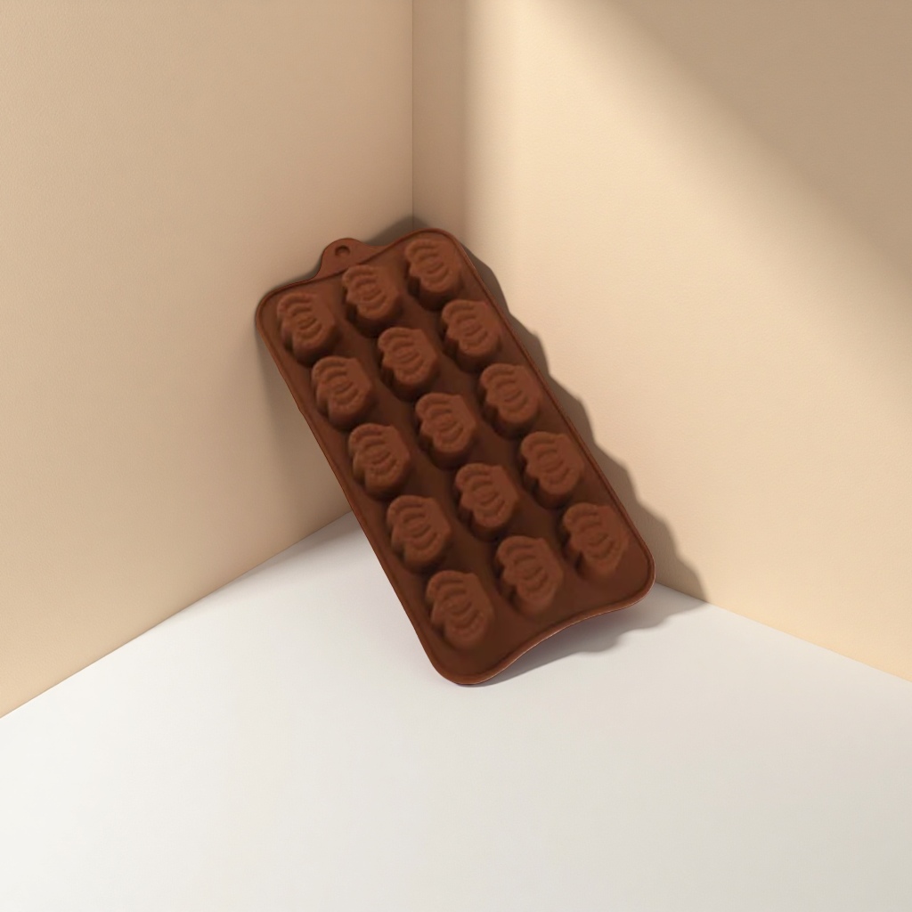 Food-grade silicone chocolate molds for baking, foldable and easy to demold, for home DIY Application Scenario