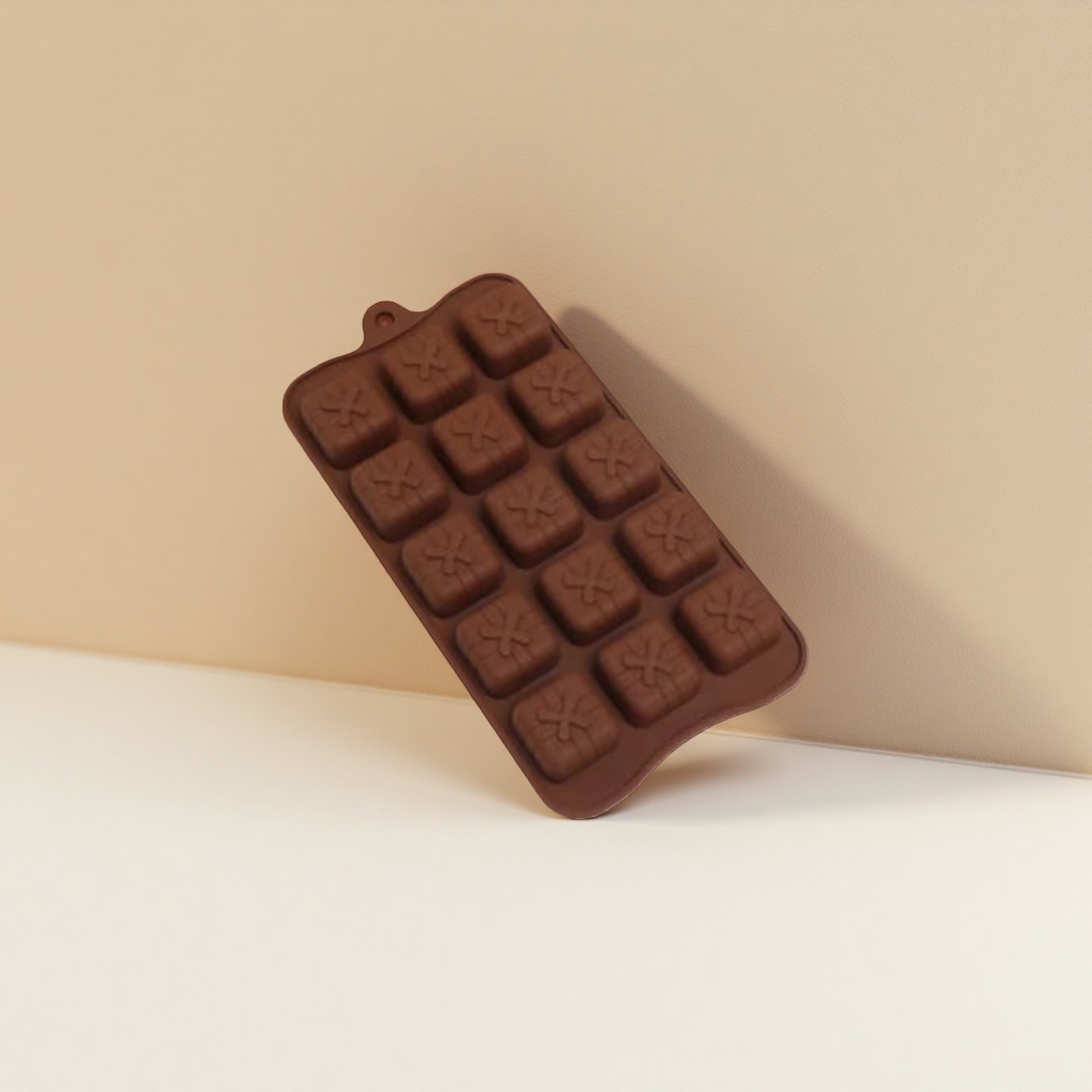 Food-grade high-temperature resistant silicone chocolate molds for baking, DIY home use, demold and easy to clean details Picture