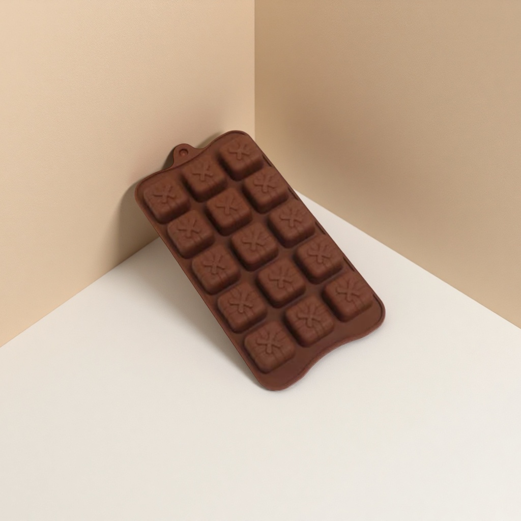 Food-grade high-temperature resistant silicone chocolate molds for baking, DIY home use, demold and easy to clean