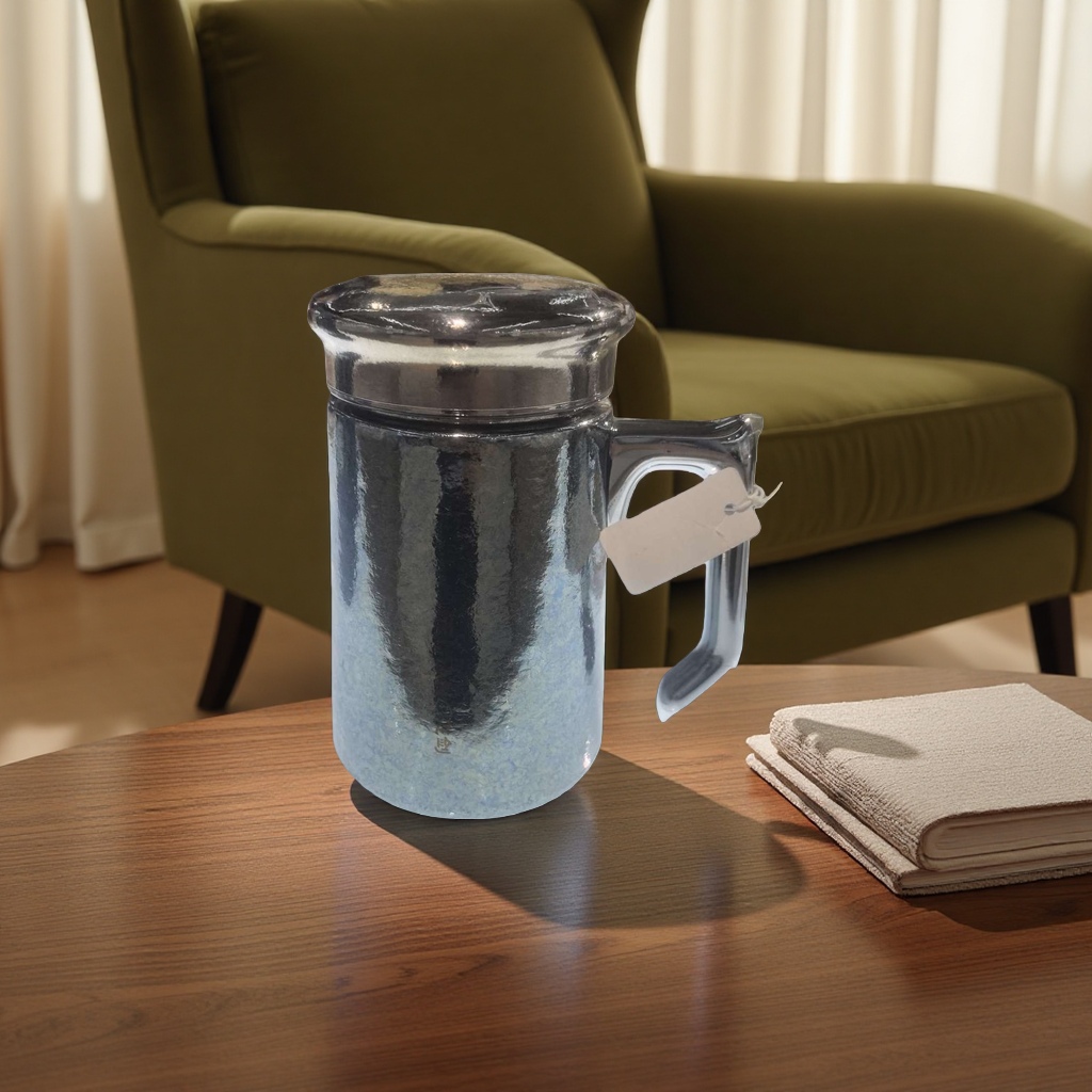 Textura metálica alto nivel de apariencia taza creativa taza de agua de oficina para el hogar simple moda details Picture