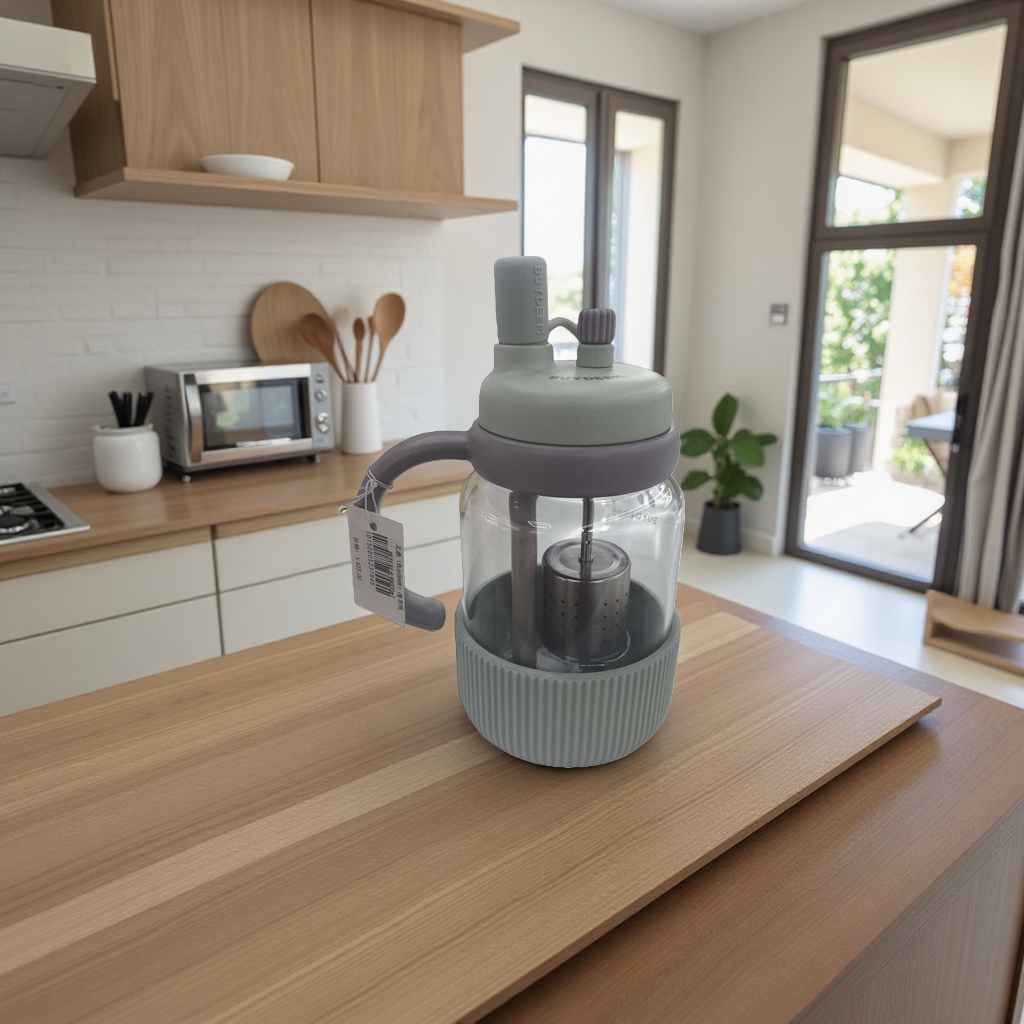 Glass teapot, heat-resistant high borosilicate tea set, teapot with filter, suitable for home and office use Application Scenario