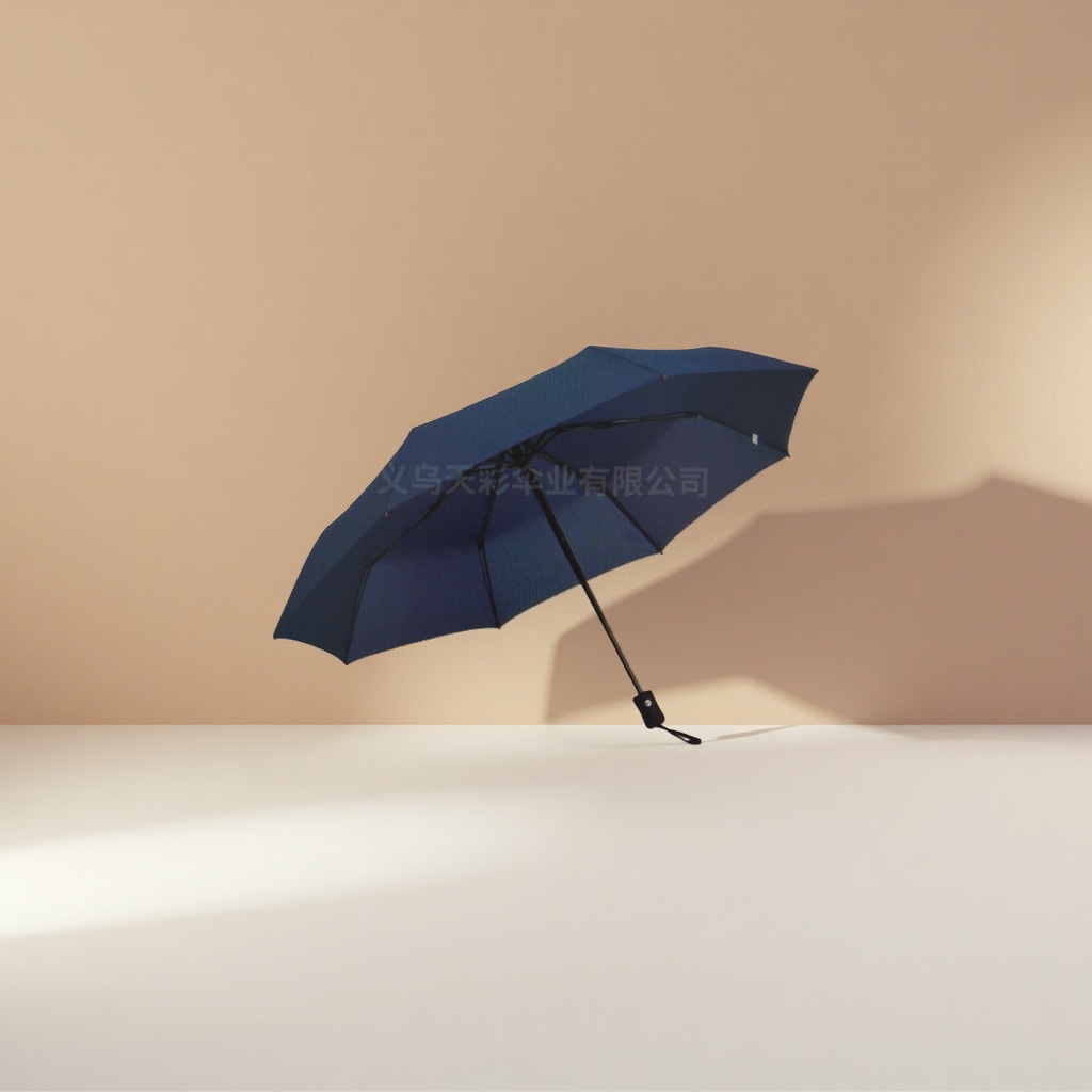 The fully automatic folding 8-bone impact cloth umbrella is portable and suitable for both sun protection and rain Specification image