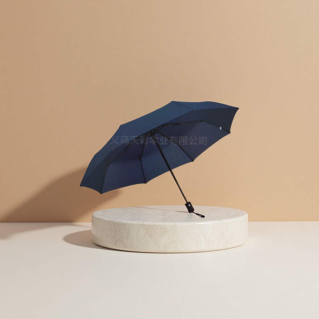 The fully automatic folding 8-bone impact cloth umbrella is portable and suitable for both sun protection and rain Application Scenario