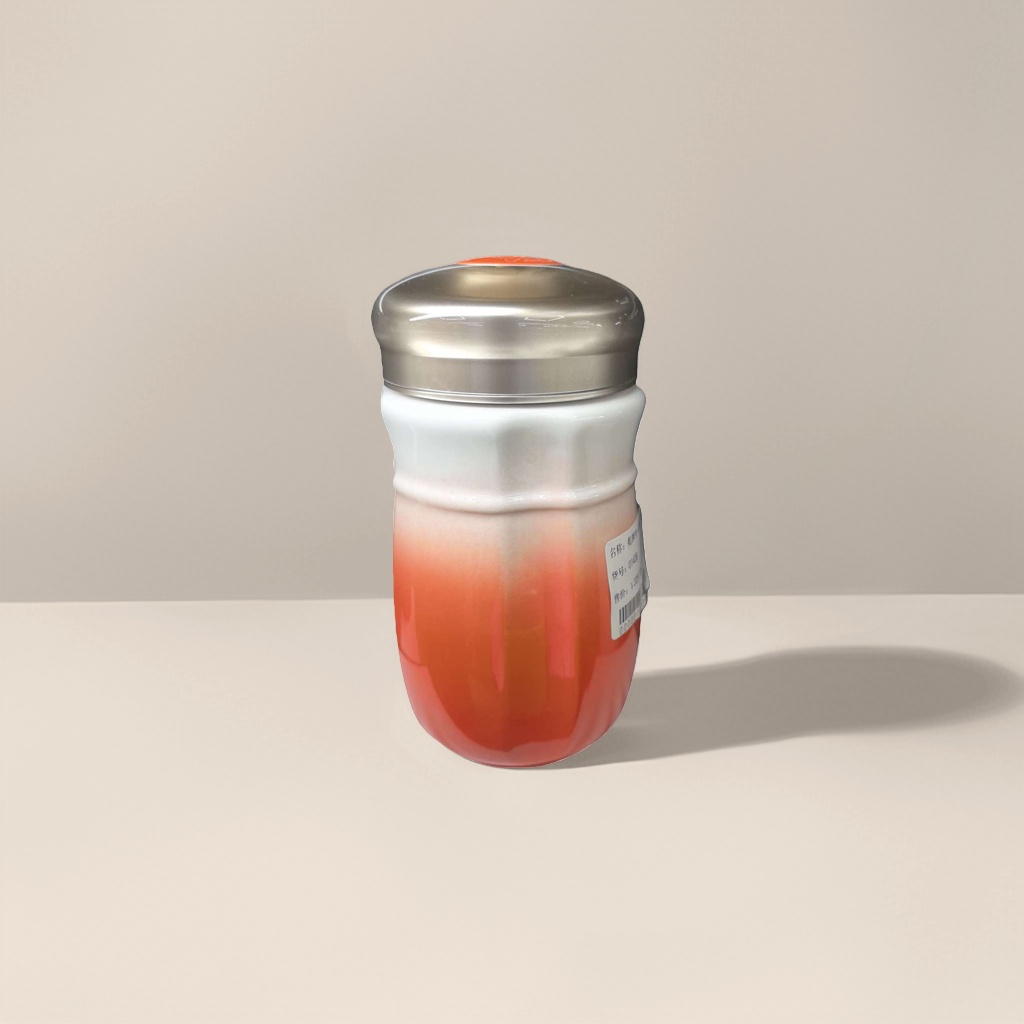 Gradient color ceramic cup, high appearance level creative water cup, home and office tea cup 350ml Application Scenario