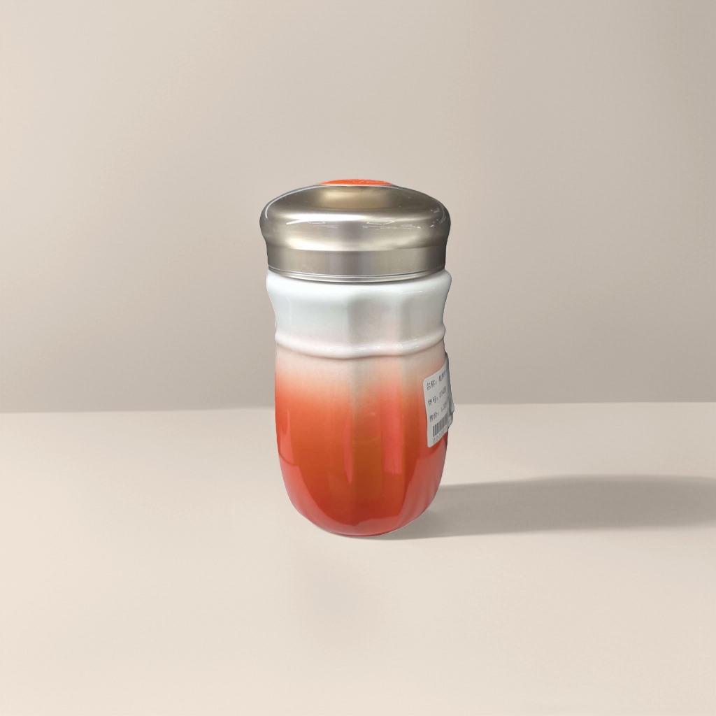 Gradient color ceramic cup, high appearance level creative water cup, home and office tea cup 350ml