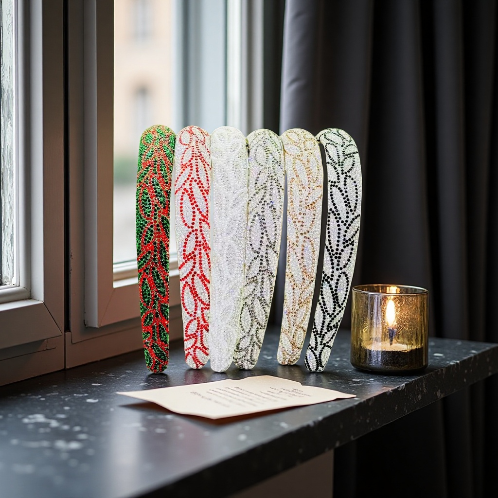 The decorative hair band is fashionable, simple and versatile. It is available in multiple colors Application Scenario