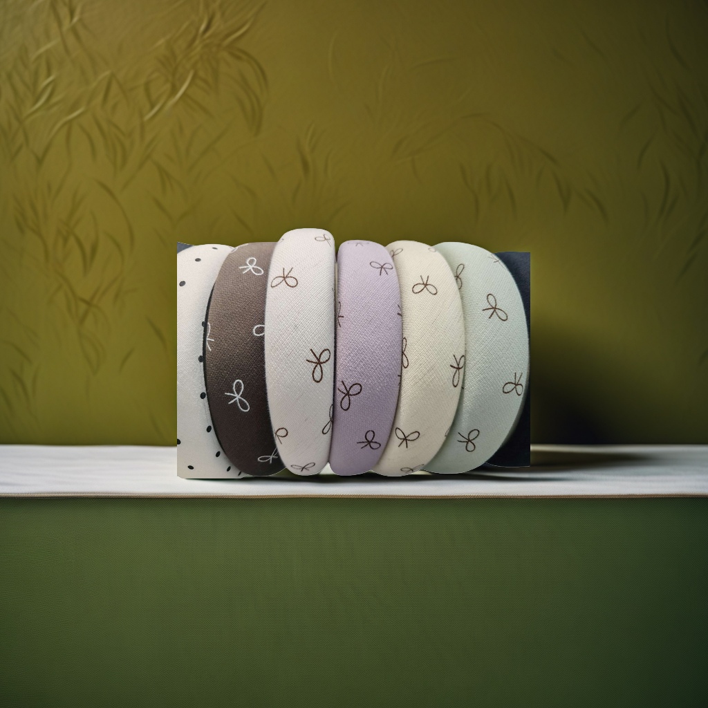The fabric hair band is soft, skin-friendly, adjustable and elastic. It is a versatile headwear for women in daily life Specification image