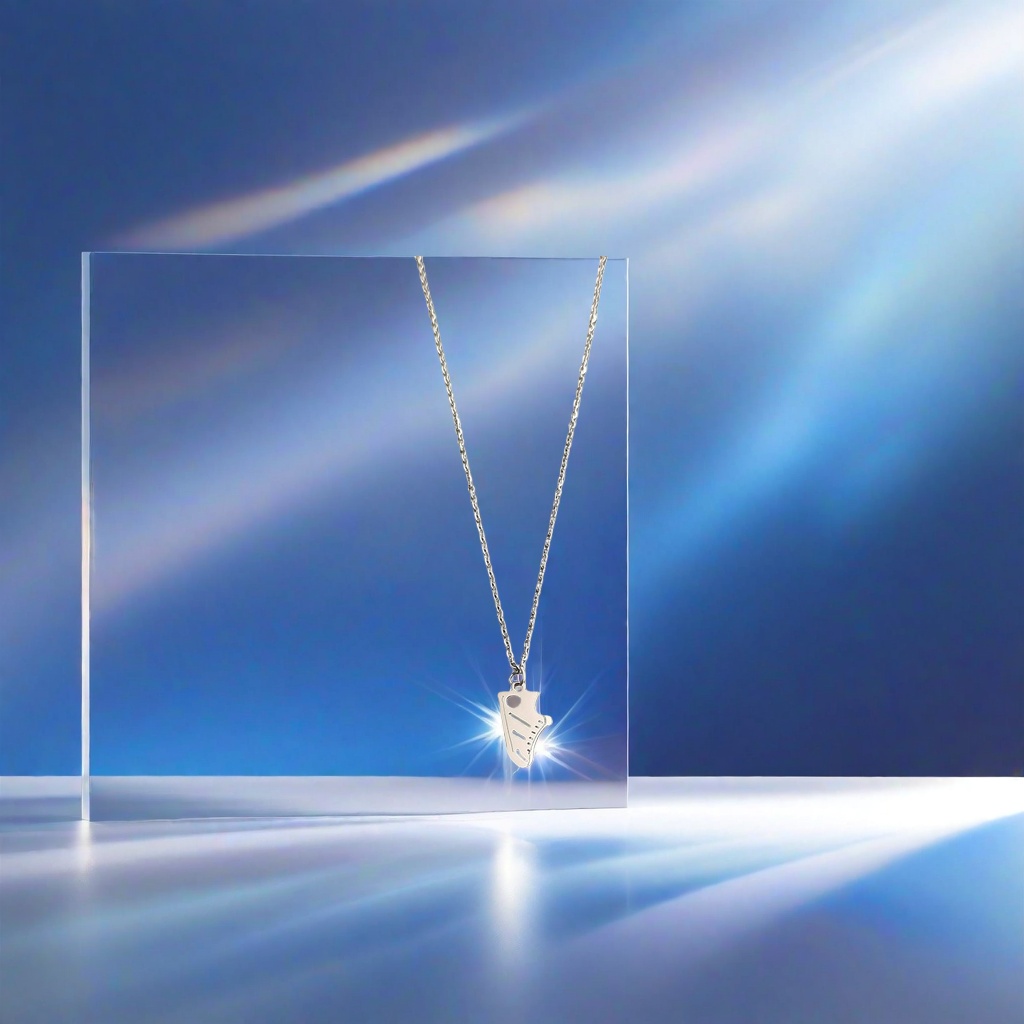 Metal shoe-shaped pendant, a fashionable and individual accessory, is a versatile necklace pendant Application Scenario