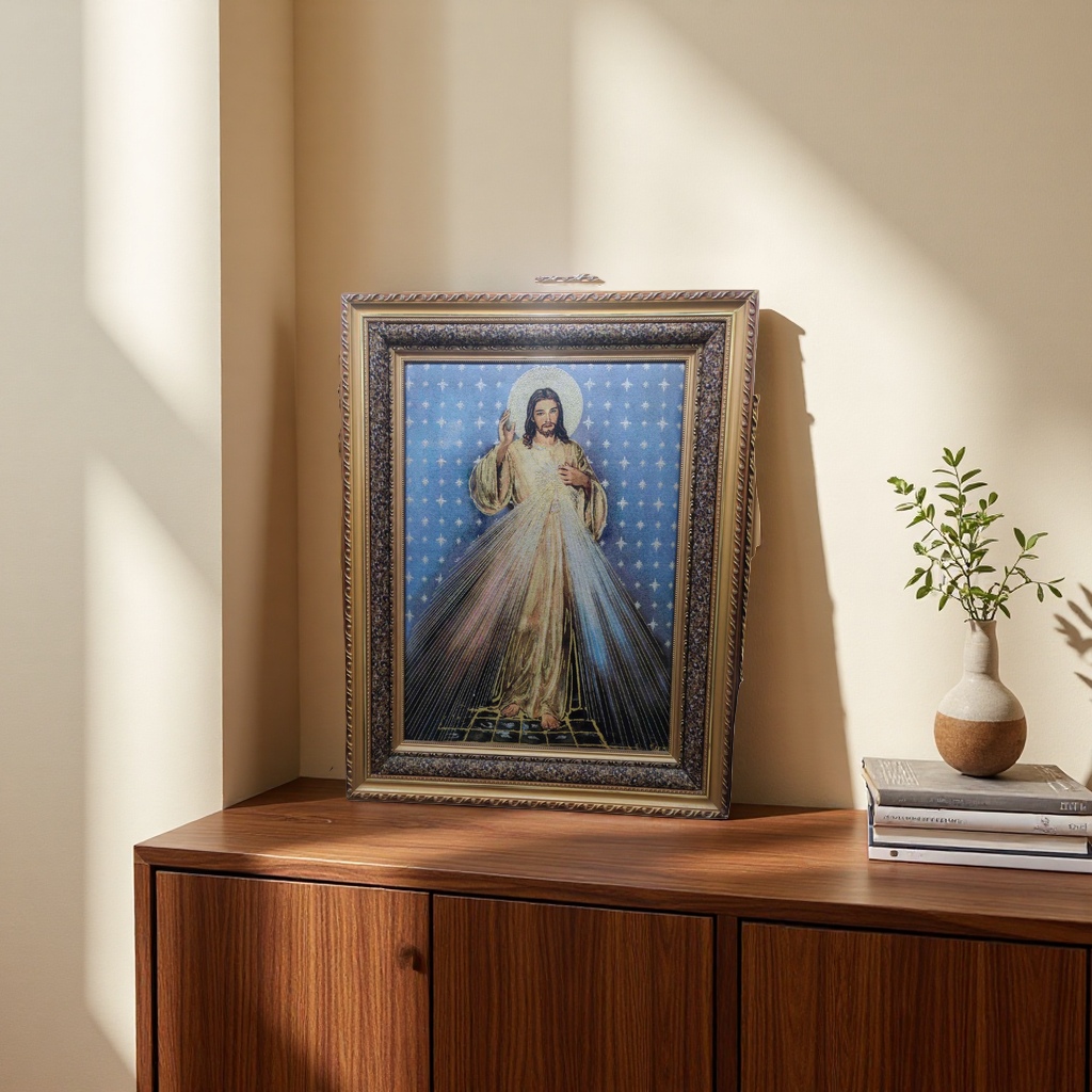 Religious paintings, decorative paintings of Jesus Christ, oil paintings, reproductions, living room and bedroom wall hangings Application Scenario