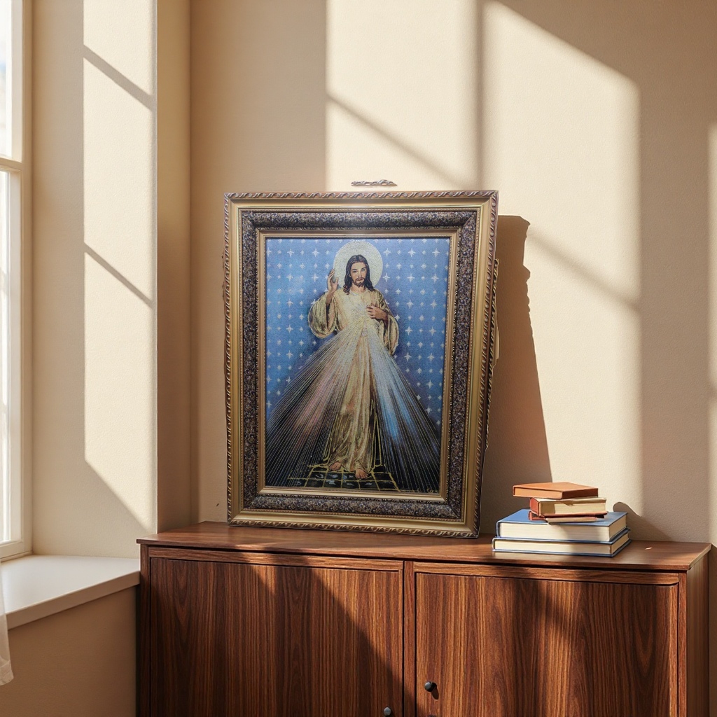 Religious paintings, decorative paintings of Jesus Christ, oil paintings, reproductions, living room and bedroom wall hangings